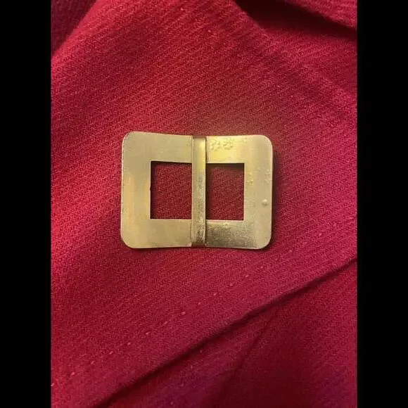 Vintage Decorative Belt Buckle with Floral Design - Picture 5 of 5